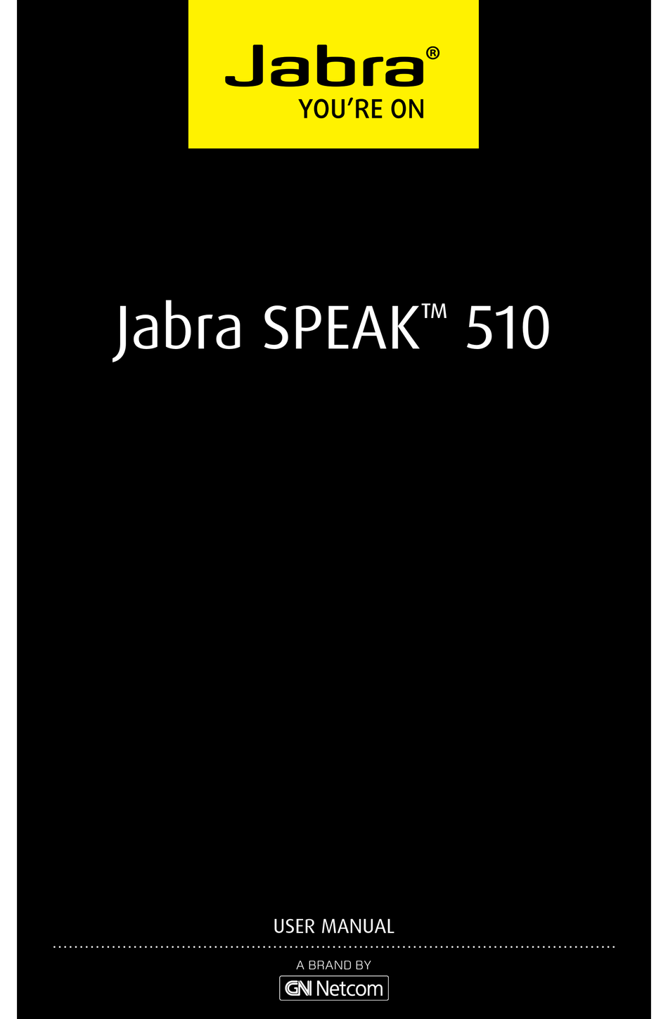 JABRA SPEAK 510 USER MANUAL Pdf Download ManualsLib