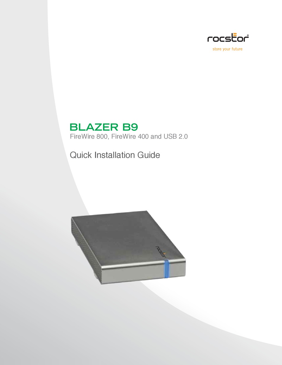 ROCSTOR BLAZER B9 QUICK INSTALLATION MANUAL Pdf Download ManualsLib