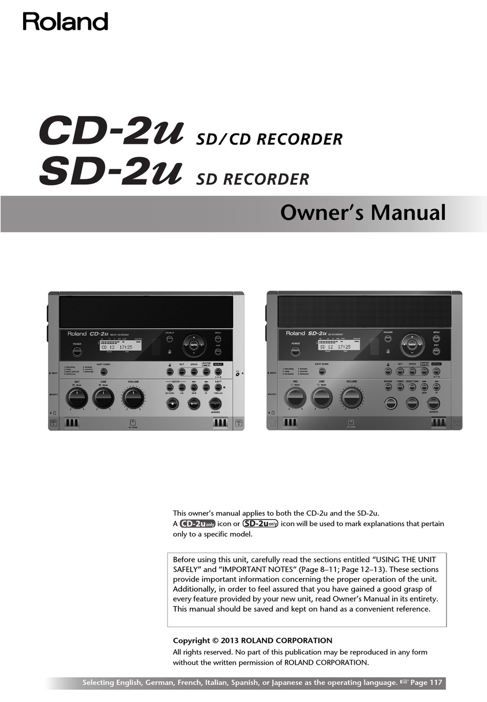 roland sd 50 manual and disc