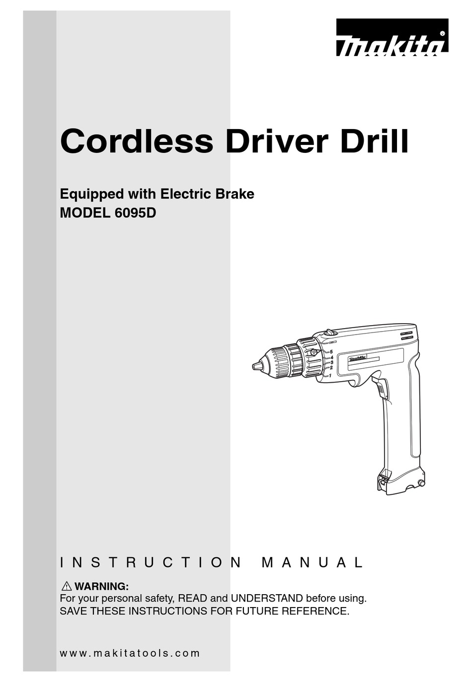 MAKITA 6095D INSTRUCTION MANUAL Pdf Download | ManualsLib