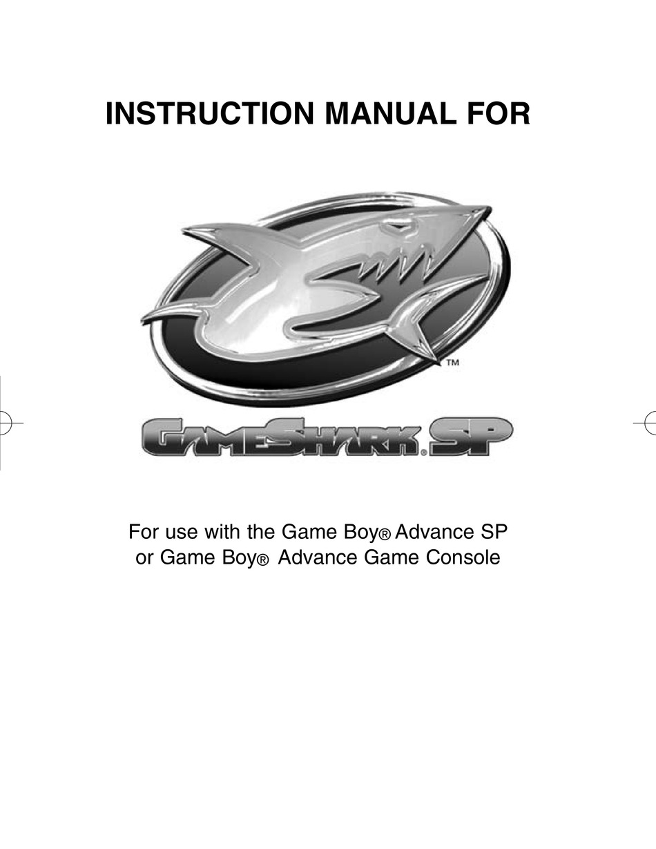 MAD CATZ GAMESHARK SP INSTRUCTION MANUAL Pdf Download | ManualsLib