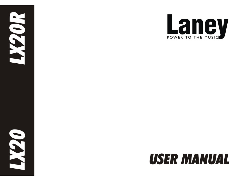 LANEY LX20 USER MANUAL Pdf Download ManualsLib