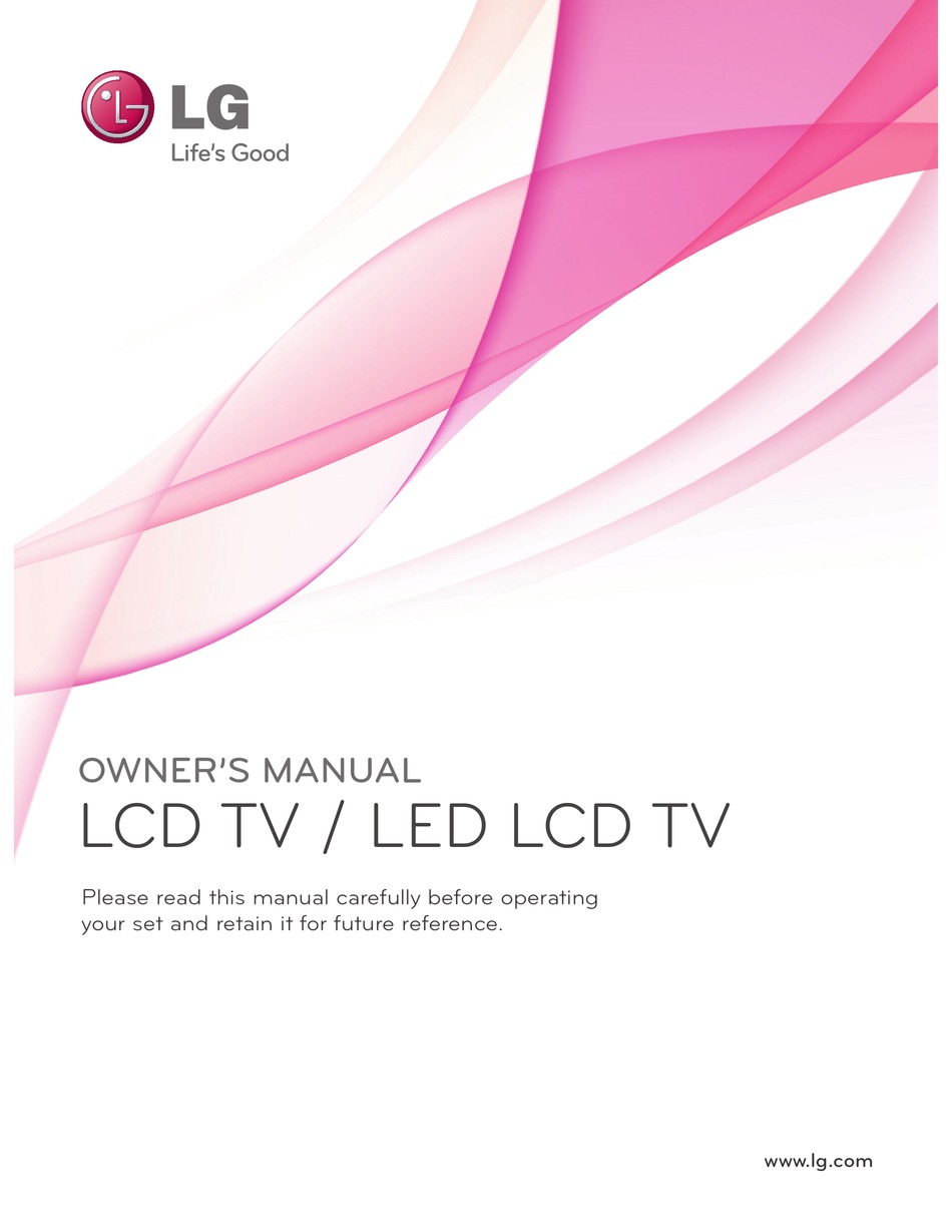 LG TV OWNER'S MANUAL Pdf Download | ManualsLib