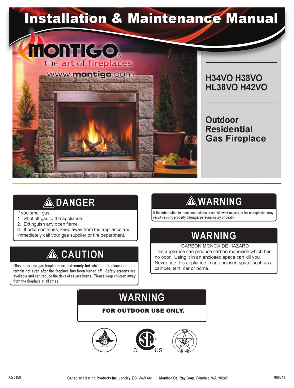 MONTIGO H34VO INSTALLATION & MAINTENANCE MANUAL Pdf Download ManualsLib