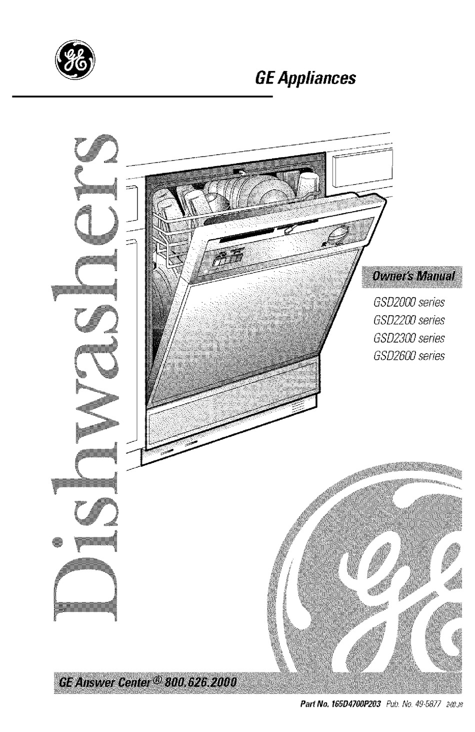 GE APPLIANCES GSD2000 SERIES OWNER'S MANUAL Pdf Download ManualsLib