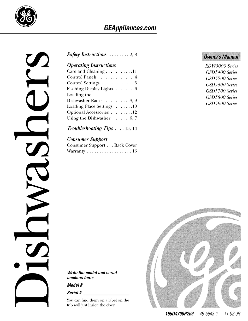 ge-appliances-edw3000-series-owner-s-manual-pdf-download-manualslib