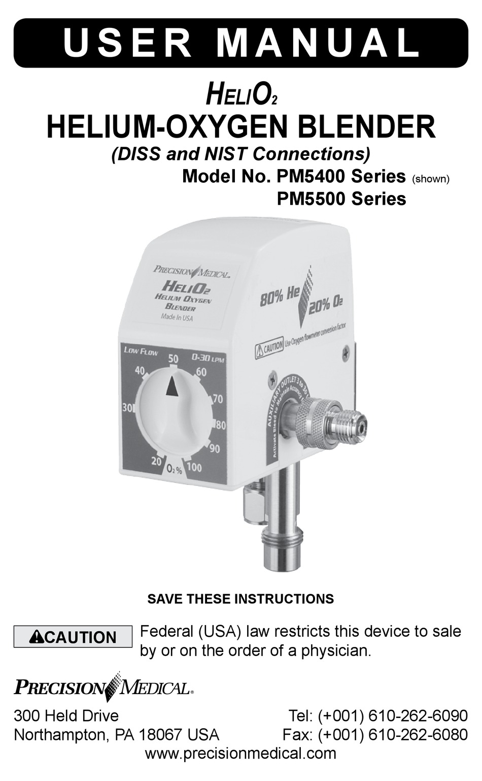 Precision Medical Pm5500 Series User Manual Pdf Download Manualslib 4062