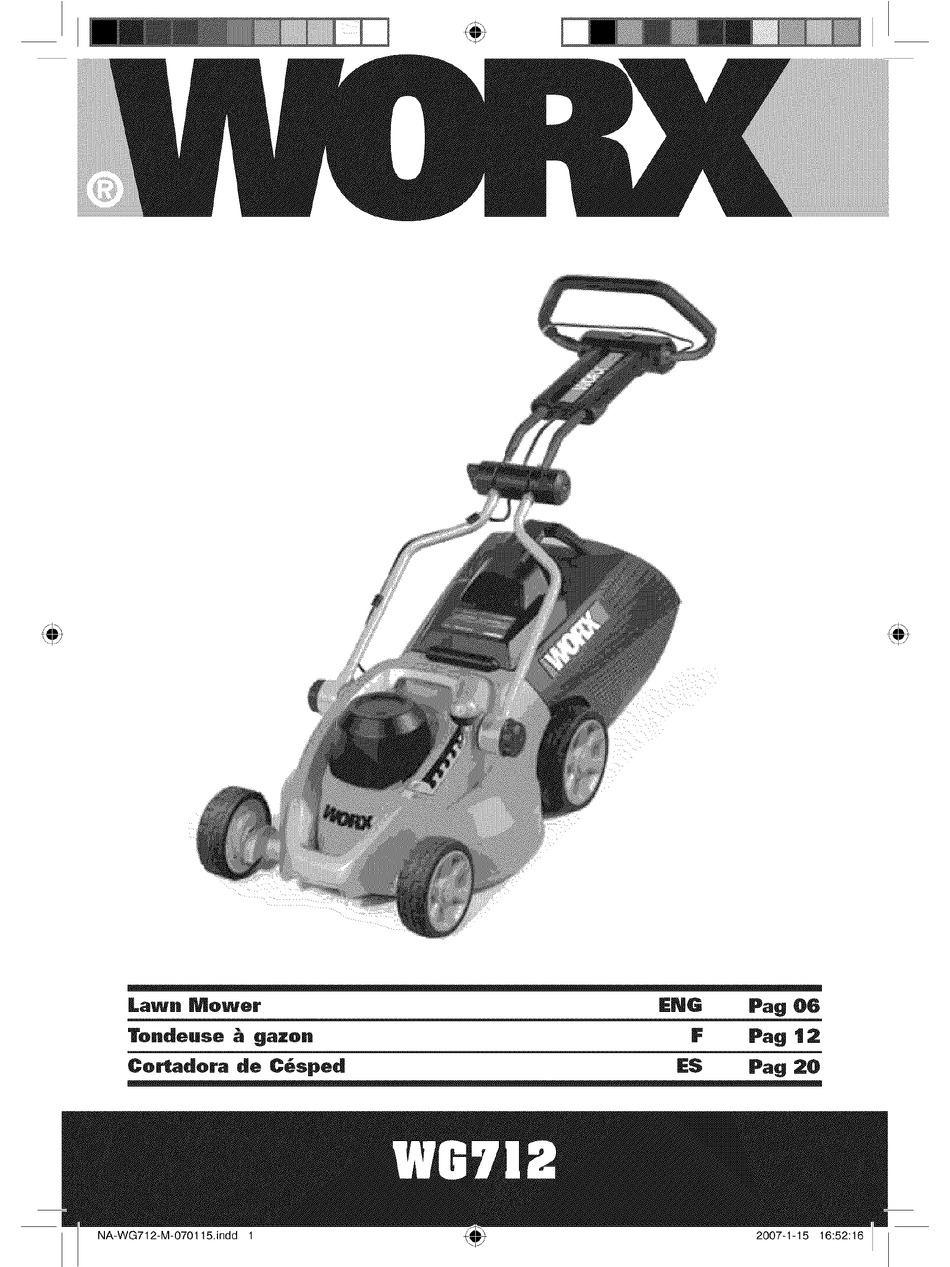 WORX WG712 INSTRUCTION MANUAL Pdf Download ManualsLib