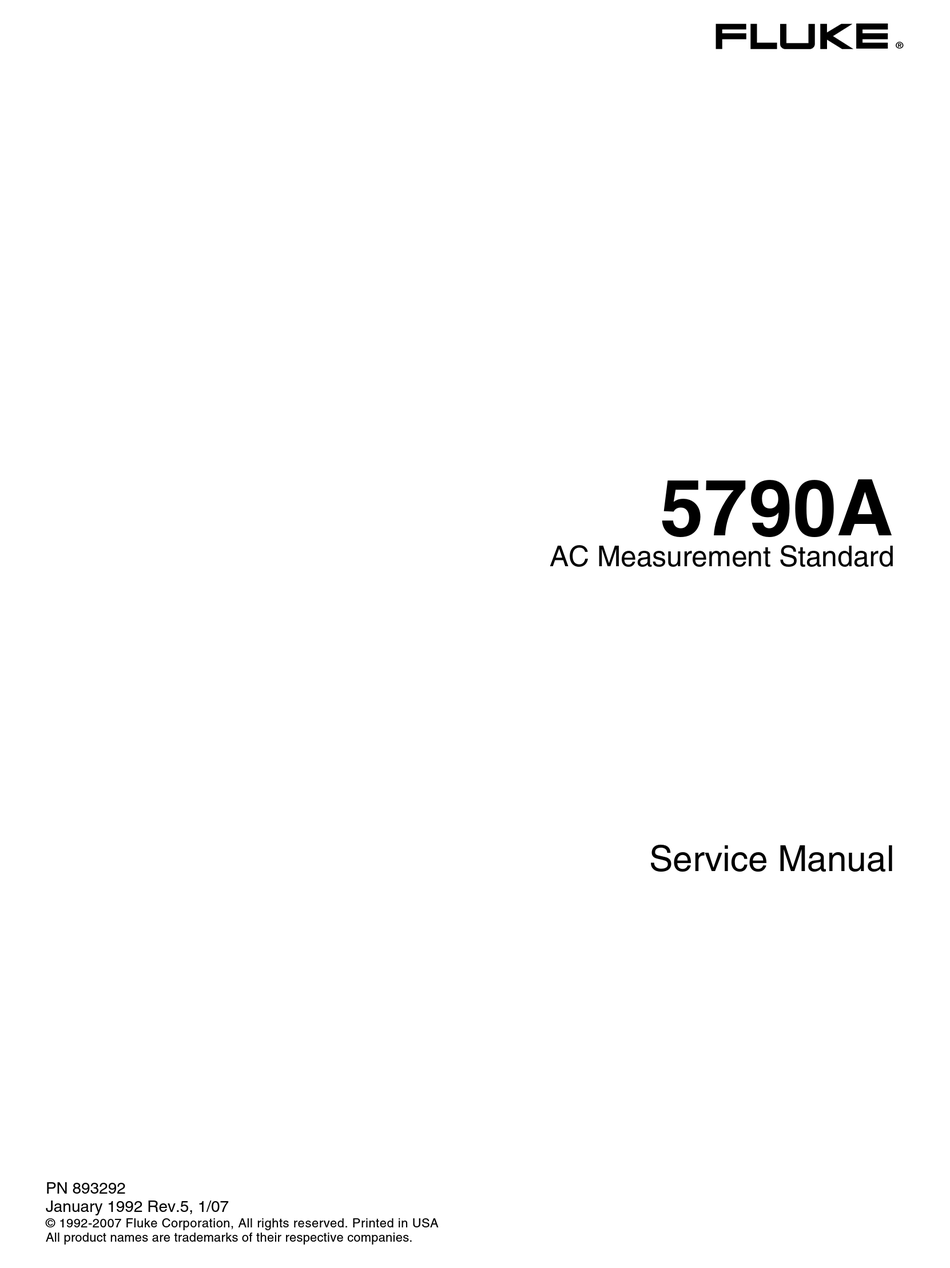 Manual Operating+Service+Schematics FLUKE 341A 343A DC Voltage Calibrator 