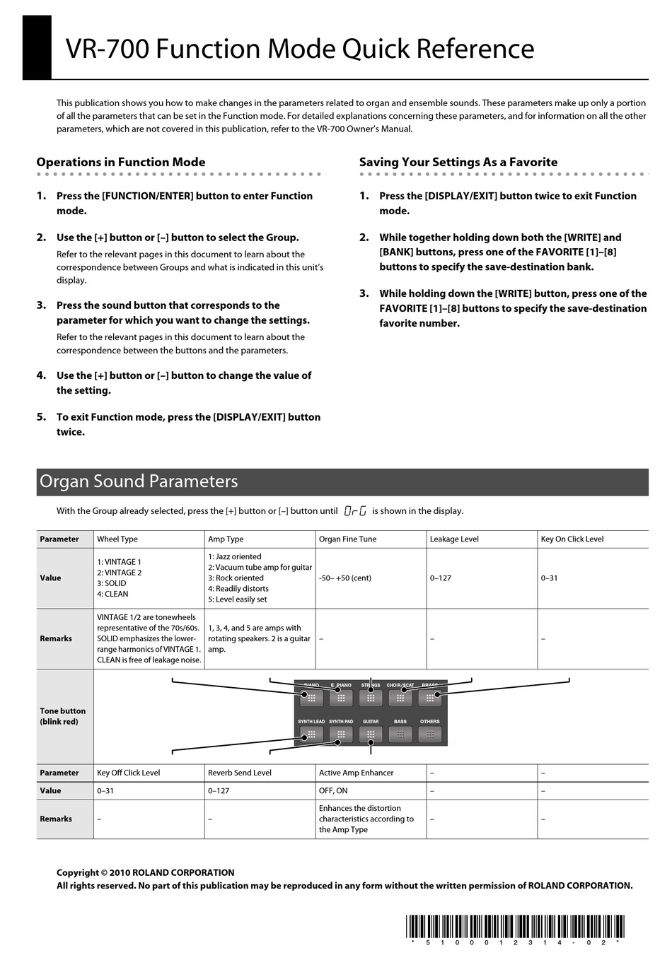 ROLAND VR700 QUICK REFERENCE Pdf Download ManualsLib