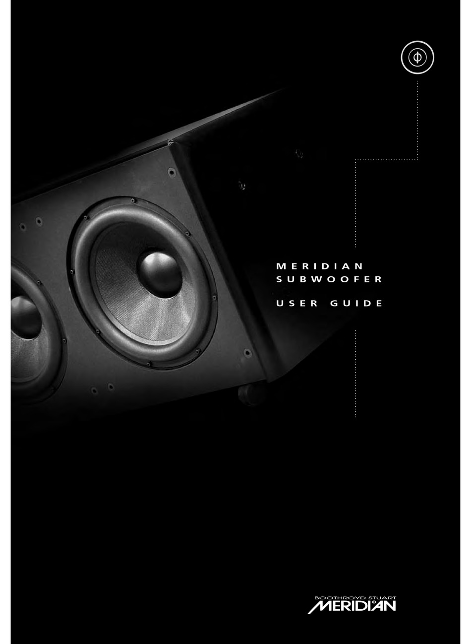 meridian subwoofer