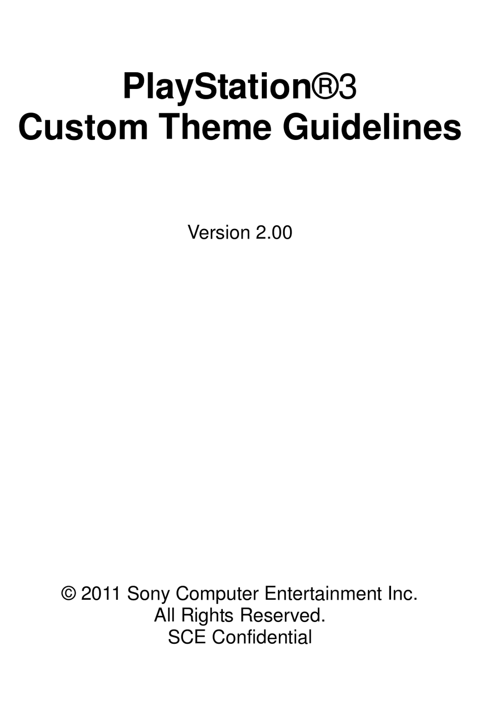 SONY PLAYSTATION 3 MANUALLINES Pdf Download ManualsLib