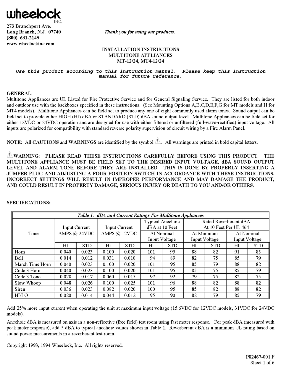 wheelock-mt-12-24-installation-instructions-manual-pdf-download