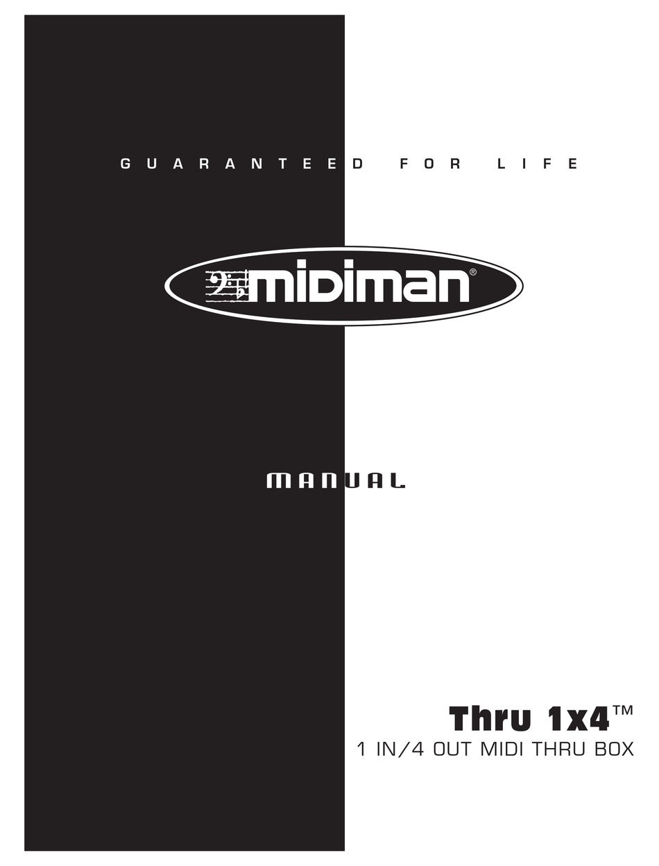 midiman oxygen 8 manual