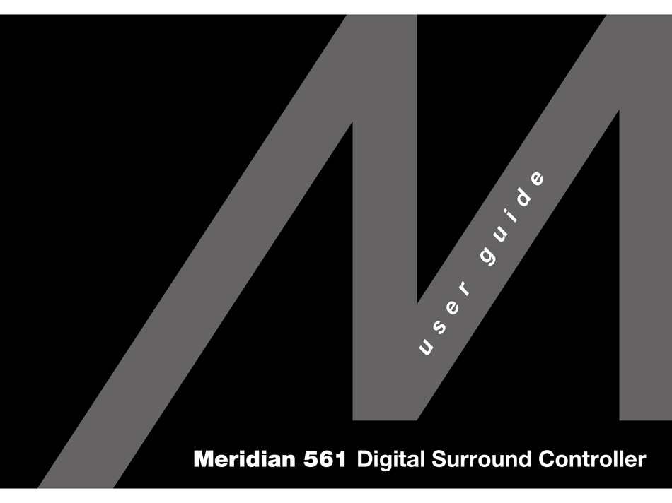 download meridian 561 configuration program software