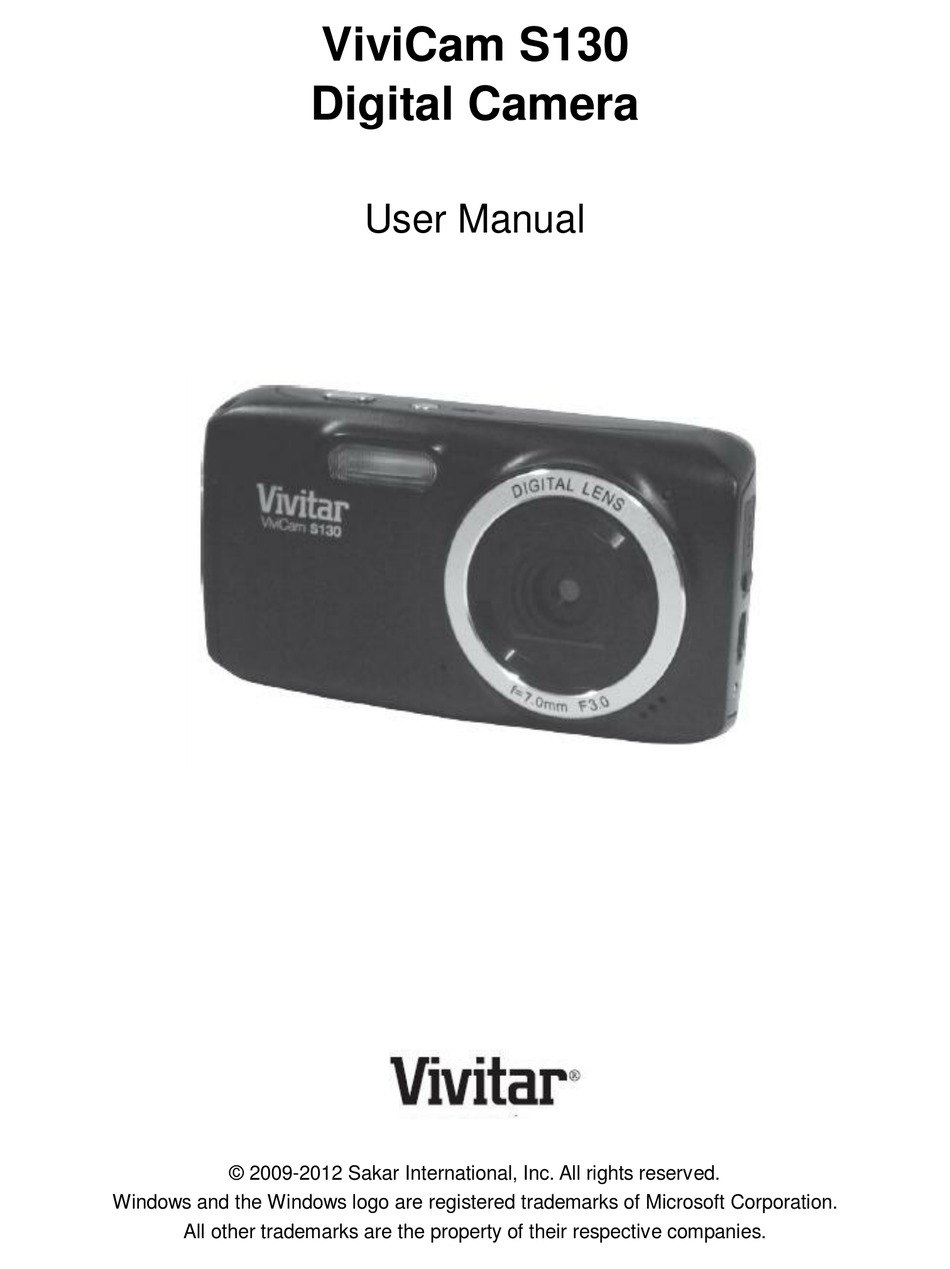 vivitar vivicam s130