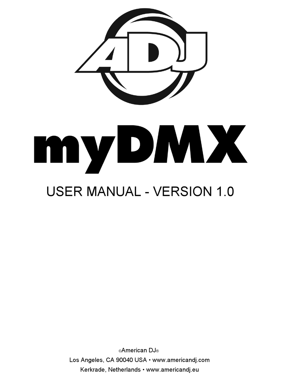 american dj mydmx software