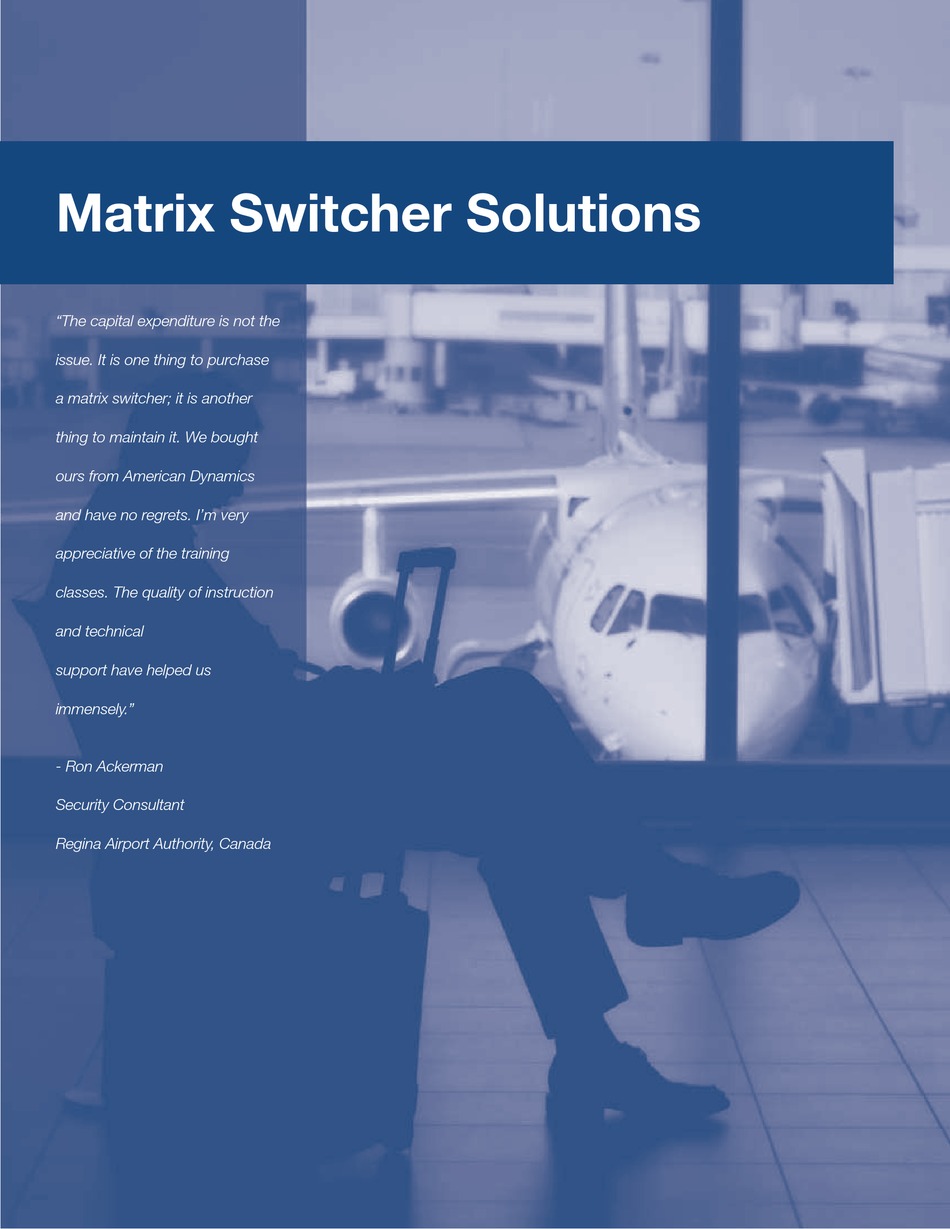 AMERICAN DYNAMICS MEGAPOWER LT SPECIFICATIONS Pdf Download | ManualsLib