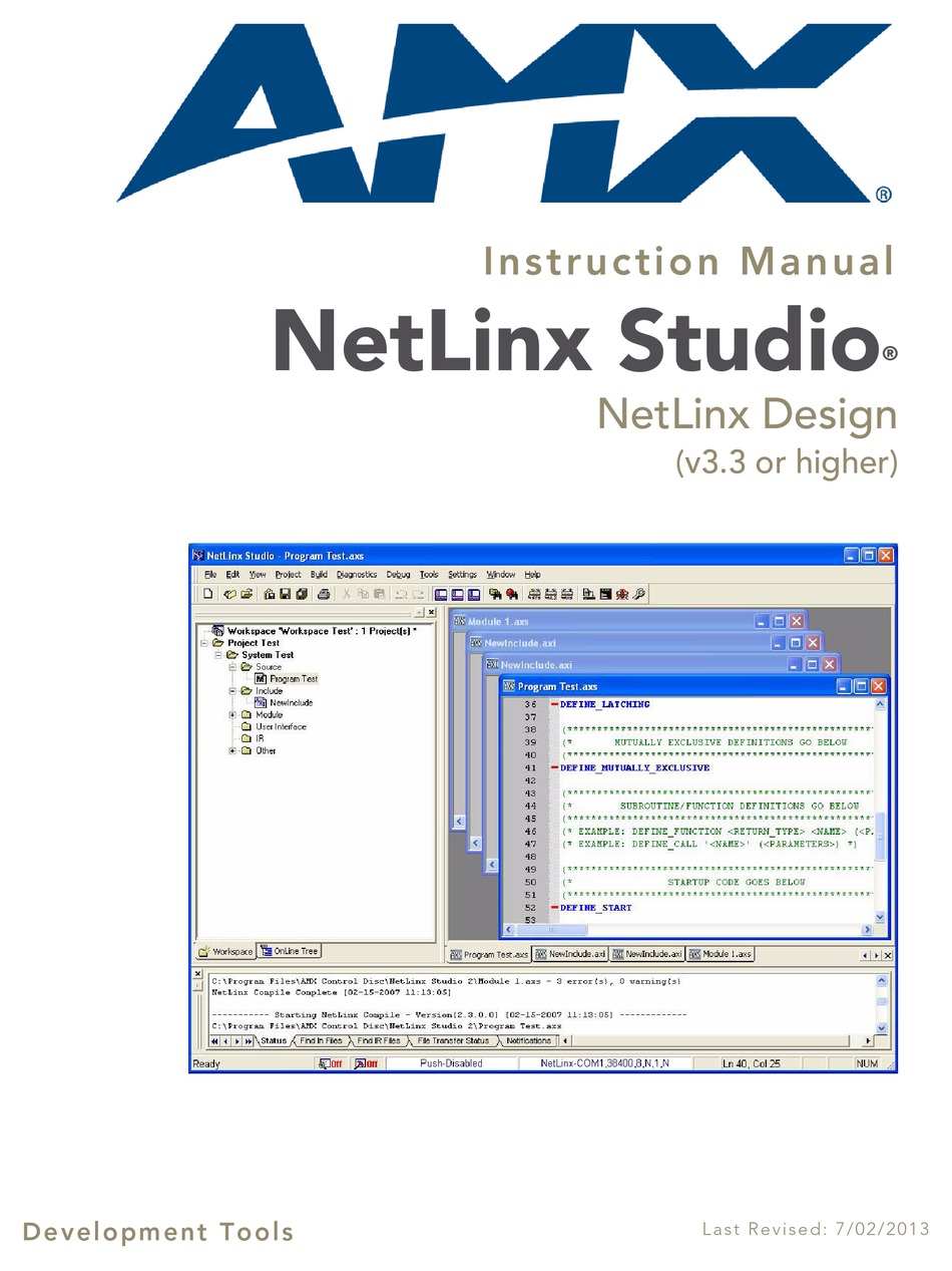 netlinx studio software