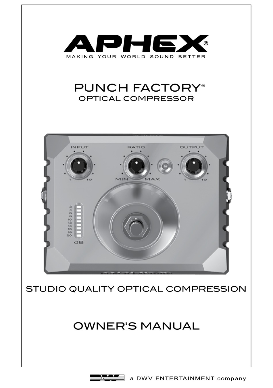 Aphex Punch Factory Owner S Manual Pdf Download Manualslib