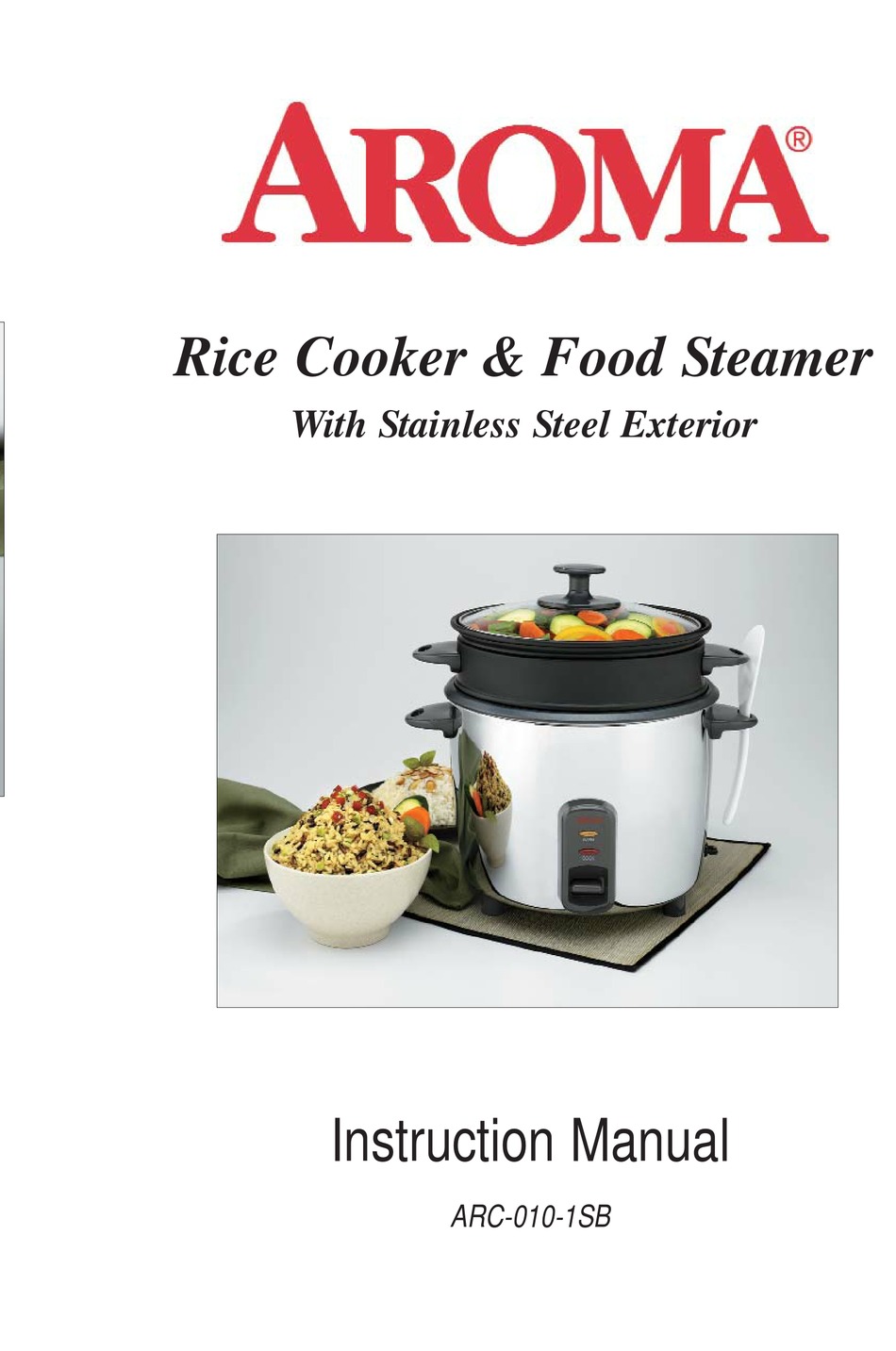 AROMA ARC0101SB INSTRUCTION MANUAL Pdf Download ManualsLib