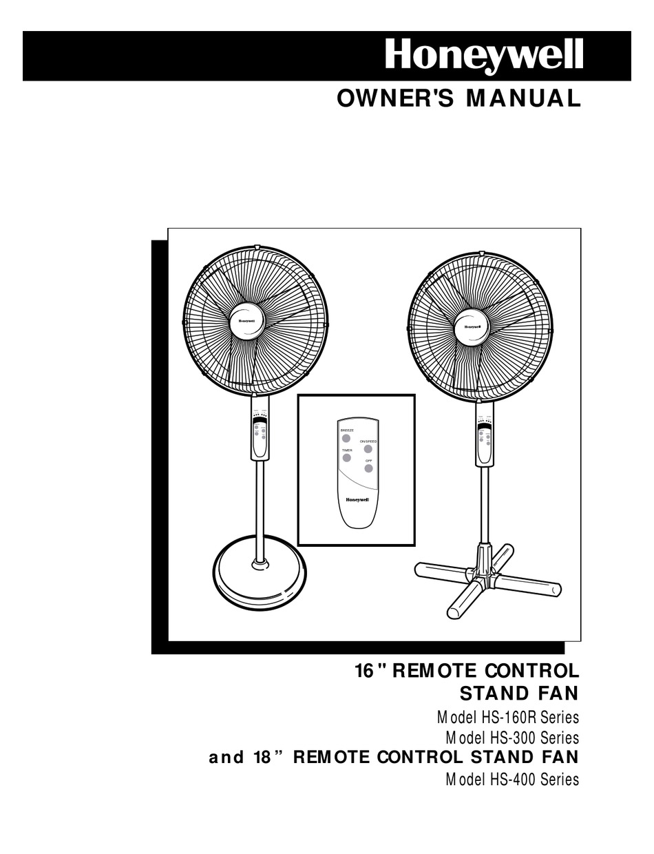 Honeywell HS-160R Series Owner's Manual 