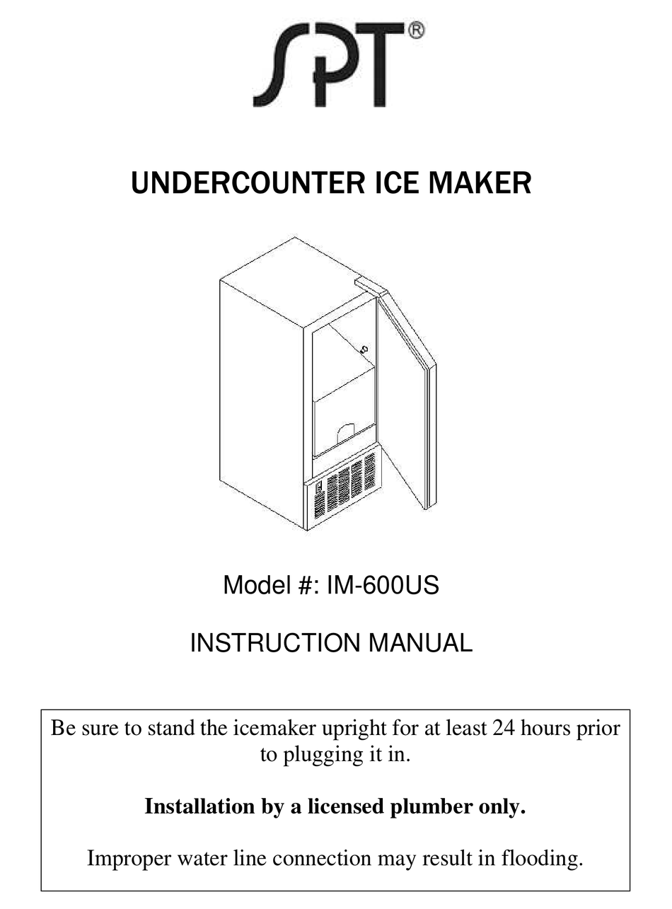 Sunpentown Under-Counter Ice Maker IM-600US