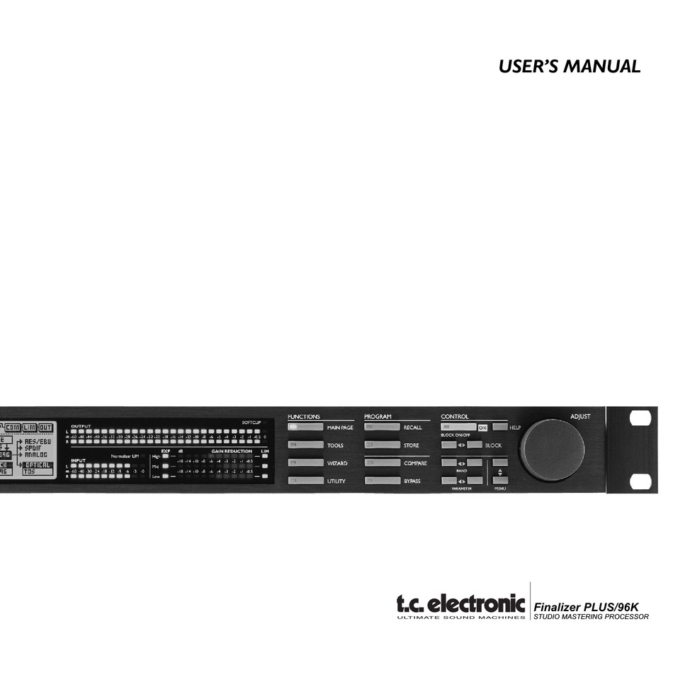 tc-electronic-finalizer-plus-96k-user-manual-pdf-download-manualslib