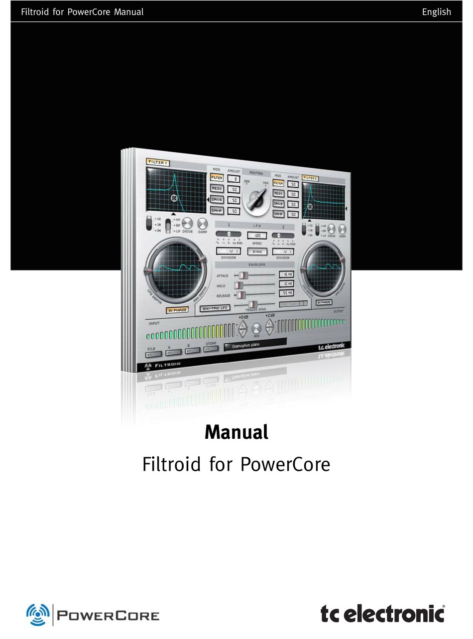 TC ELECTRONIC FILTROID MANUAL Pdf Download ManualsLib
