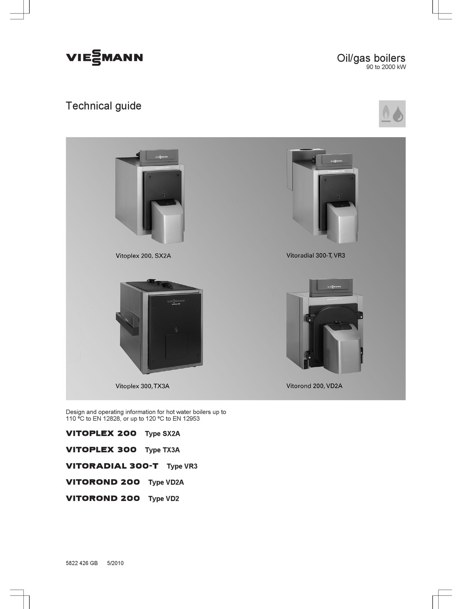 Viessmann Vitoplex 200 Type Sx2a Technical Manual Pdf Download Manualslib