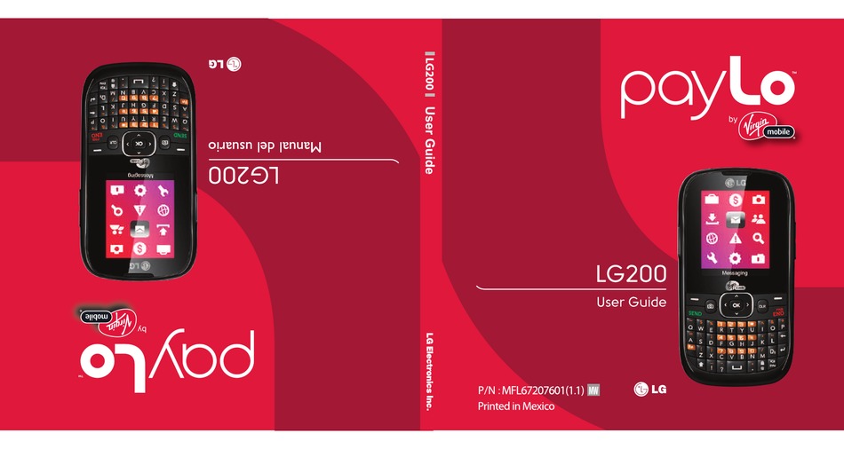 LG 200 USER MANUAL Pdf Download ManualsLib