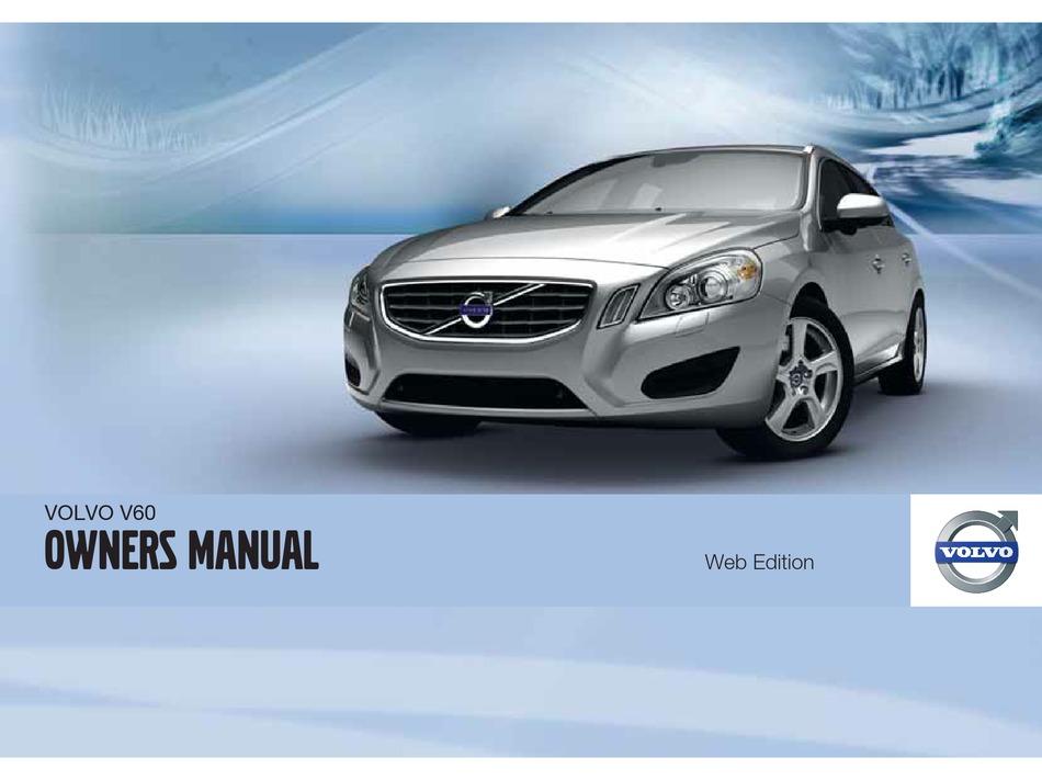 Genuine Volvo V60 Manual Del Propietario Manual Libro 2013-2018 P-6 