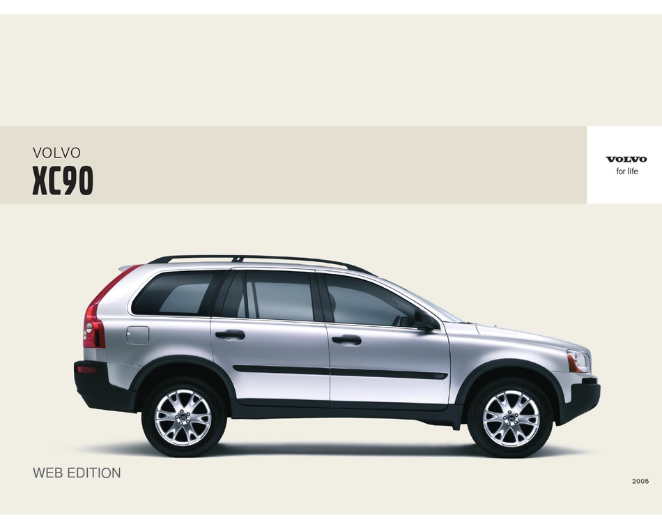 VOLVO XC90 OWNER'S MANUAL Pdf Download ManualsLib