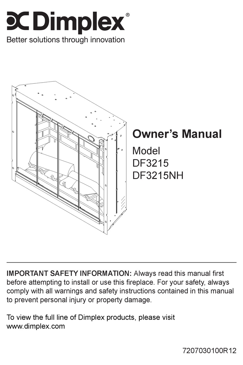 DIMPLEX DF3215 OWNER