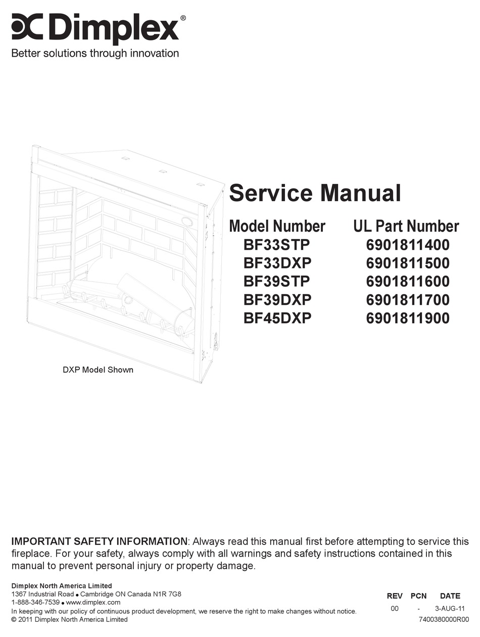 DIMPLEX BF33STP SERVICE MANUAL Pdf Download | ManualsLib