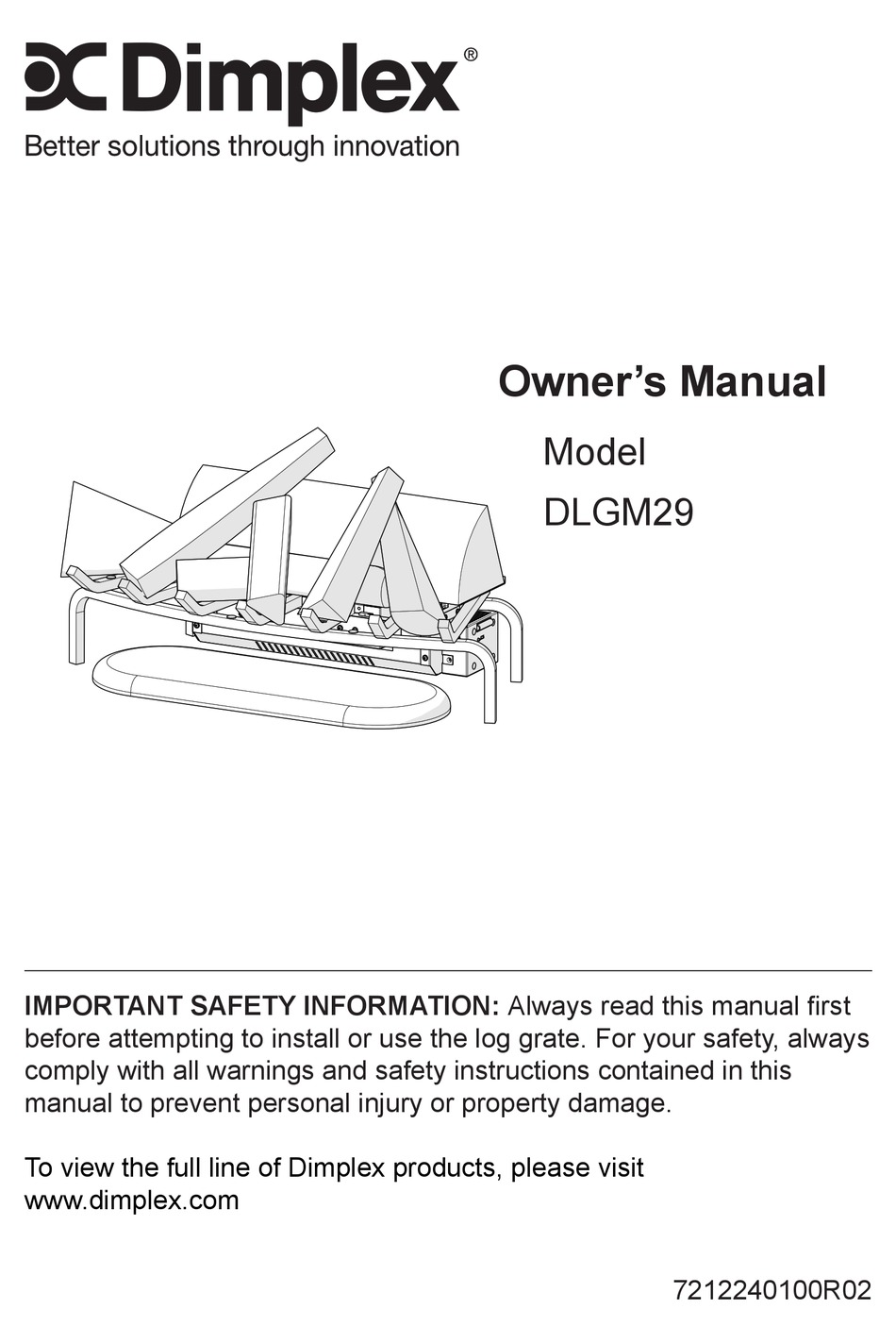 DIMPLEX DLGM29 OWNER