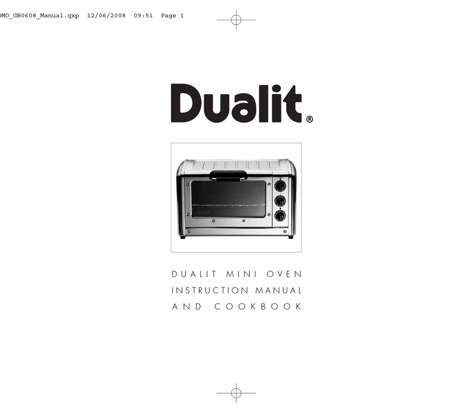 dualit oven grill