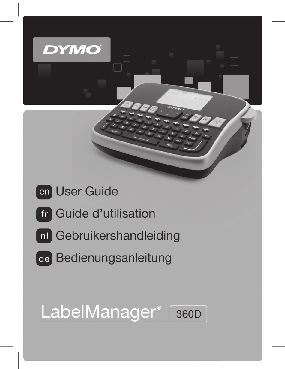 dymo-labelmanager-360d-manual-d-utilisation-pdf-download-manualslib