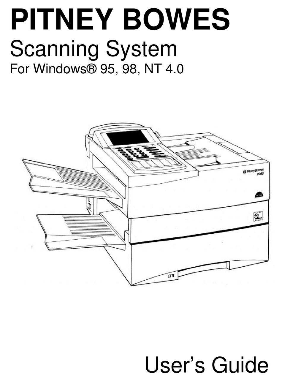 PITNEY BOWES SCANNING SYSTEM USER MANUAL Pdf Download ManualsLib