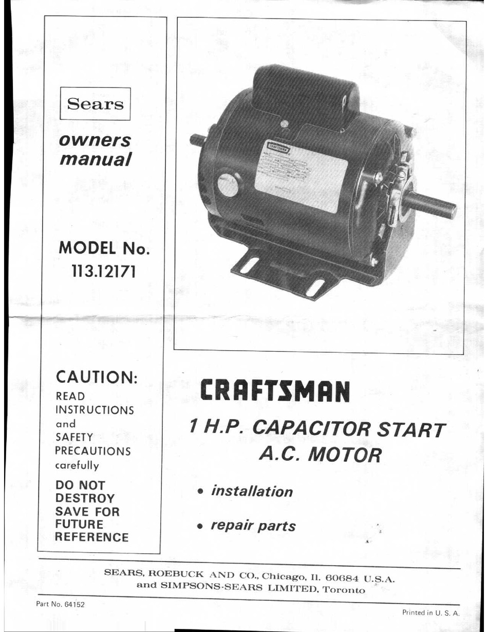 Craftsman Table Saw Motor Wiring Diagram - Dr 9098 Craftsman Band Saw