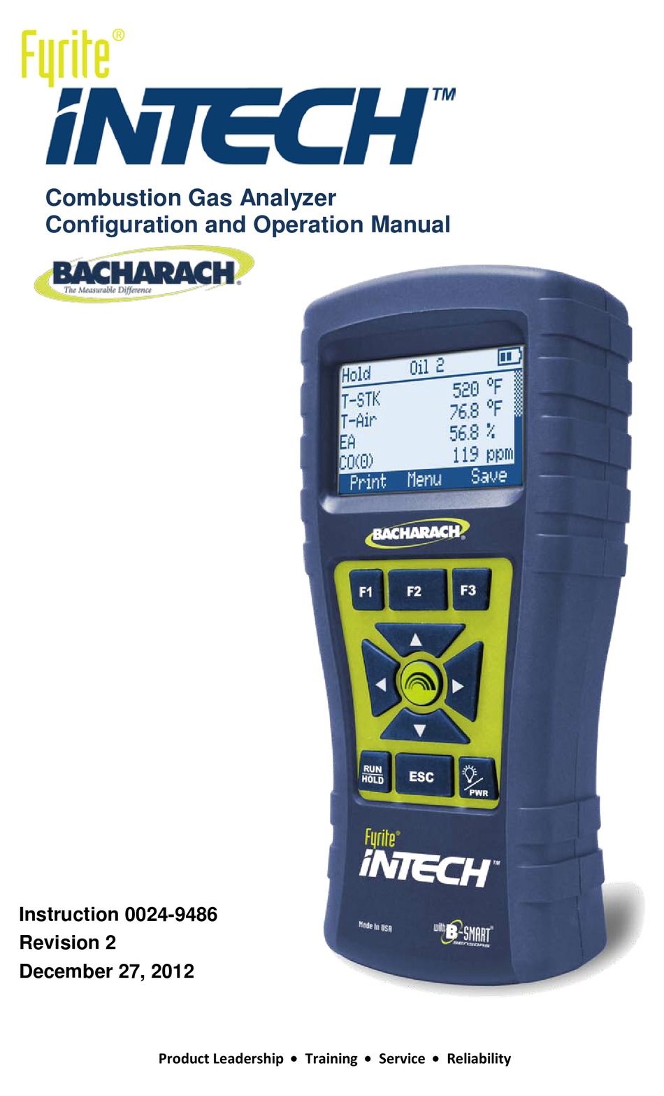 Bacharach Fyrite Intech Configuration And Operation Manual Pdf Download Manualslib Bacharach Fyrite Intech Configuration And Operation Manual Pdf Download Manualslib