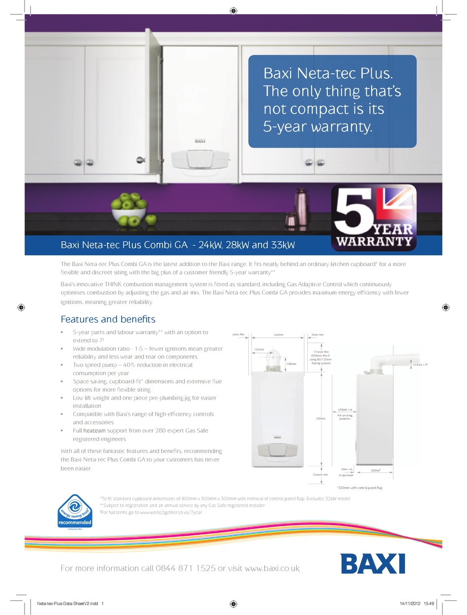 baxi neta tec no hot water