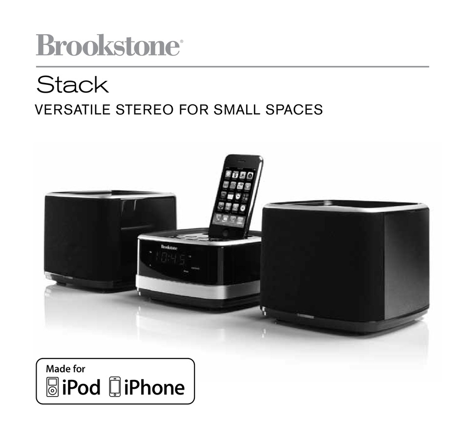 Sleep Timer Resetting The Unit Brookstone Stack User Manual