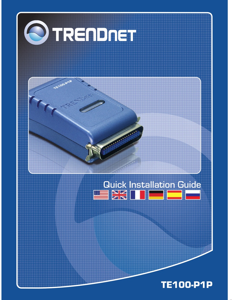 TE100P1P QUICK INSTALLATION MANUAL Pdf Download ManualsLib