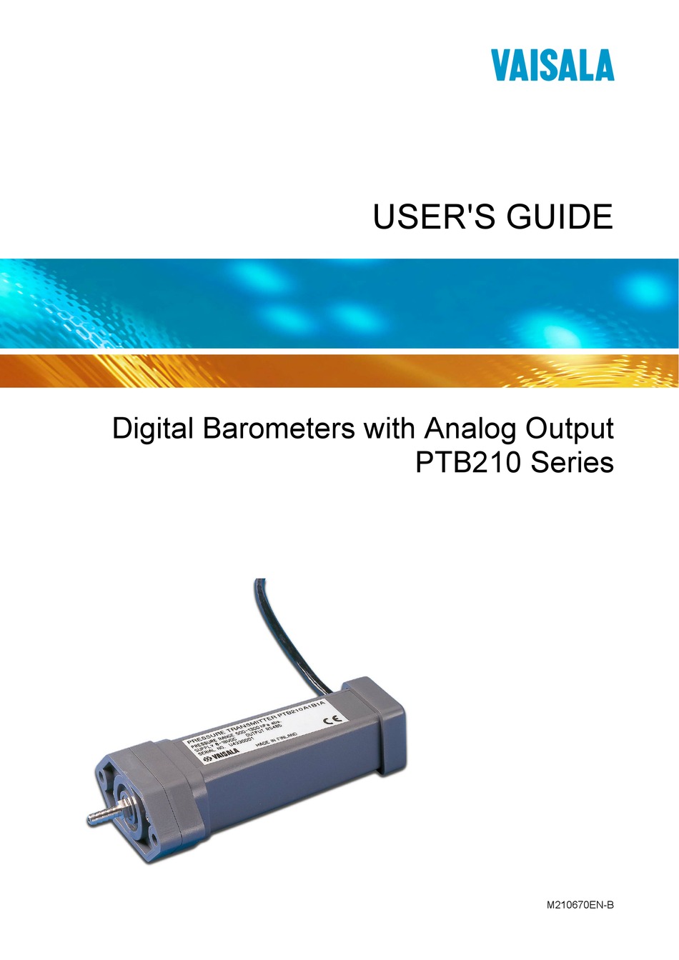 PTB210 Digital Barometer