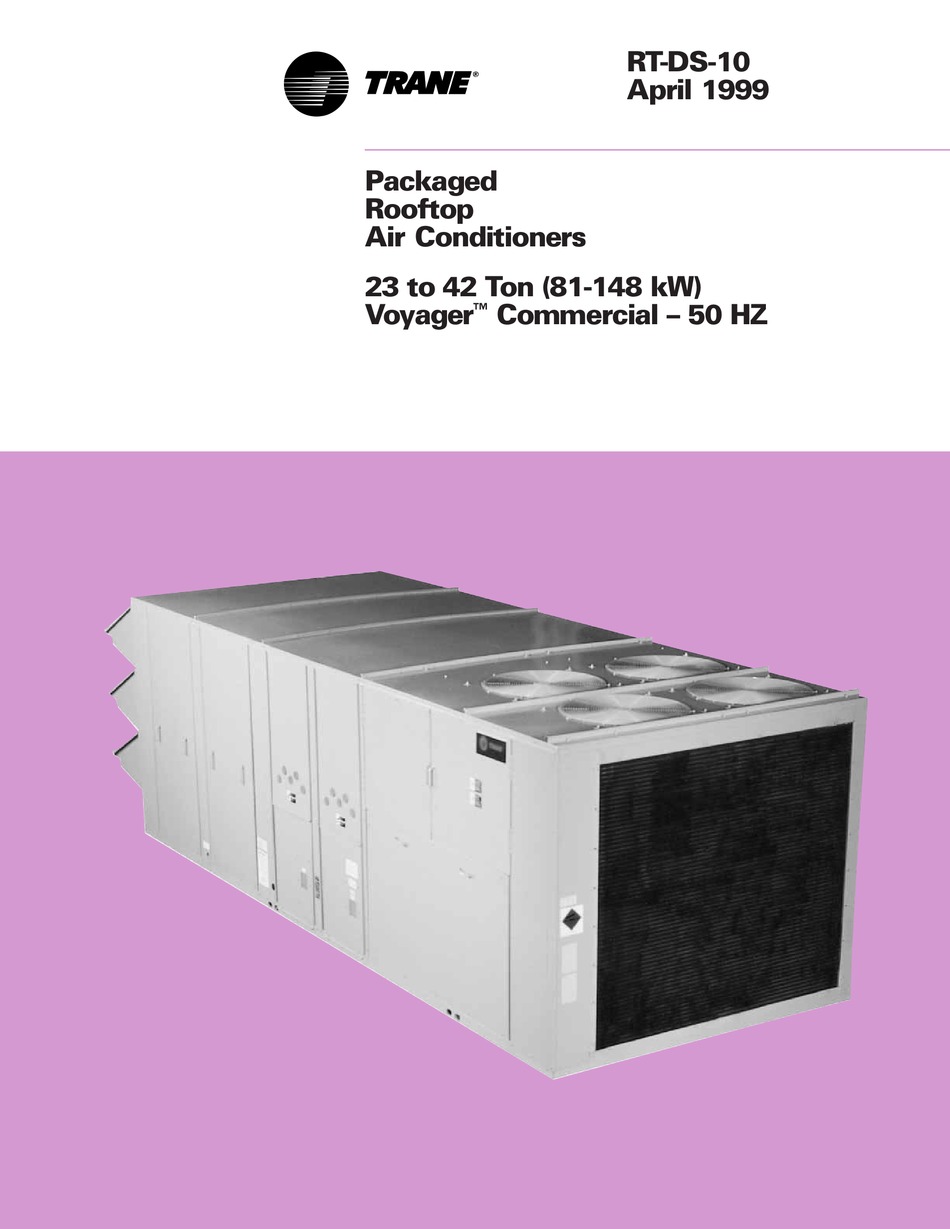 TRANE VOYAGER RTDS10 MANUAL Pdf Download ManualsLib