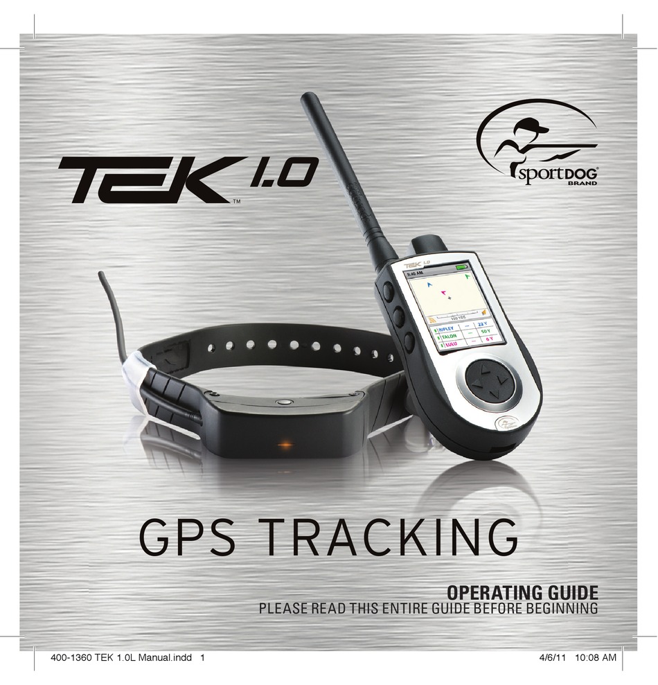 gps sportdog tek 1.0