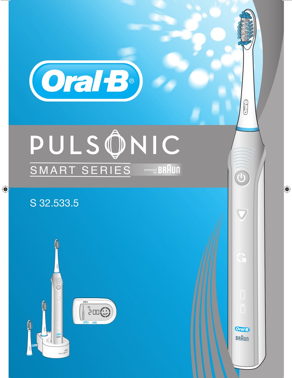 BRAUN ORAL-B PULSONIC S 32.533.5 USER MANUAL Pdf Download | ManualsLib