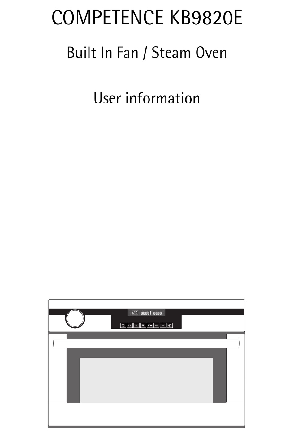 Aeg Competence Kb9820e User Information Pdf Download Manualslib