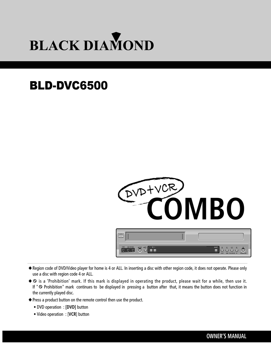 BLACK DIAMOND EQUIPMENT BLDDVC6500 OWNER'S MANUAL Pdf Download